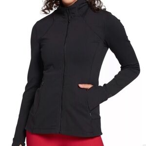Calia Core Knit Jacket Black L Zip Up